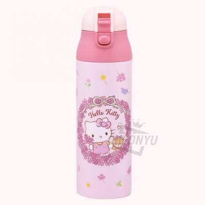 헬로키티 플라워리스 스테인레스 보온 보냉 보틀 500ml