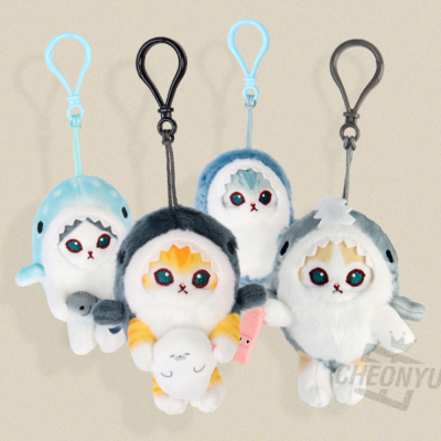 모후샌드 상어 코스튬 9cm (랜덤발송) 인형키링