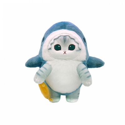 모후샌드 고등어냥 상어 코스튬 (25cm) 봉제인형