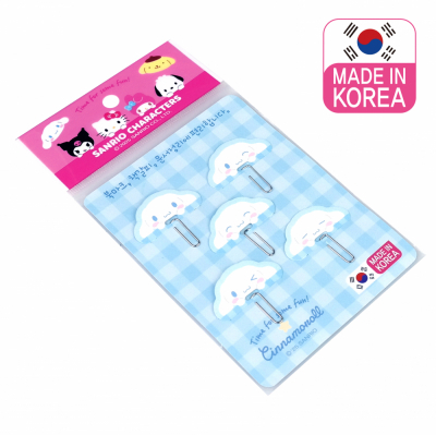 시나모롤 표시클립 (5개입) 책갈피 북마크
