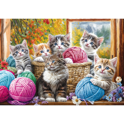 사랑스런 고양이 렛츠퍼즐 1000pcs
