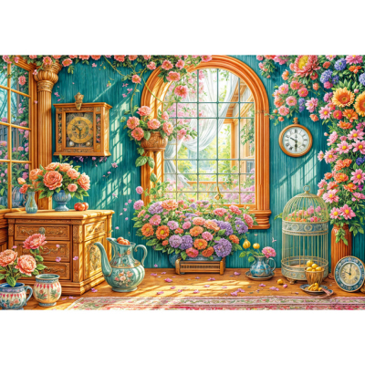 꽃향기에 물든 오후 렛츠퍼즐 1000pcs