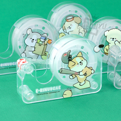 이리눕개 투명테이프 디스펜서 (랜덤발송)