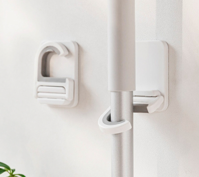 자국없는 무타공 벽부착 우산걸이 우산꽂이 밀대 홀더