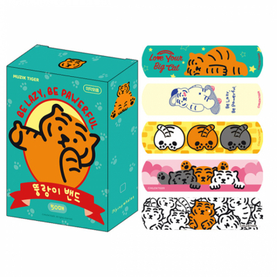 무직타이거 뚱랑이밴드 (표준형50매)