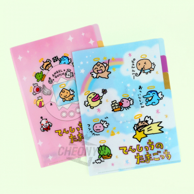 천사 다마고치 3포켓 A5 클리어 파일