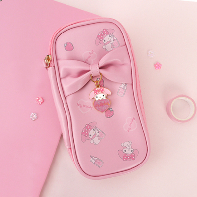 마이멜로디 리본 포인트 파우치