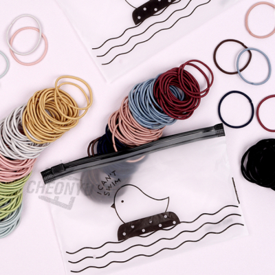 데일리 머리 고무줄 (PVC 케이스)