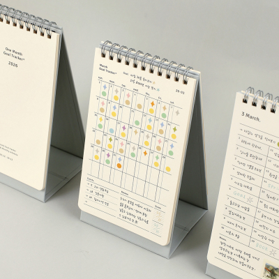 2026 원먼스 골트랙커 캘린더 (데스크용)