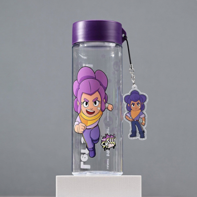 브롤스타즈 키링 트라이탄 클리어 보틀 500ml_쉘리