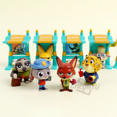 디즈니 주토피아 버스정거장 랜덤피규어