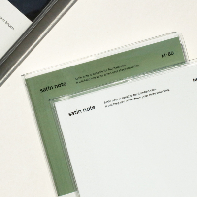새틴 노트 A6 PVC 커버