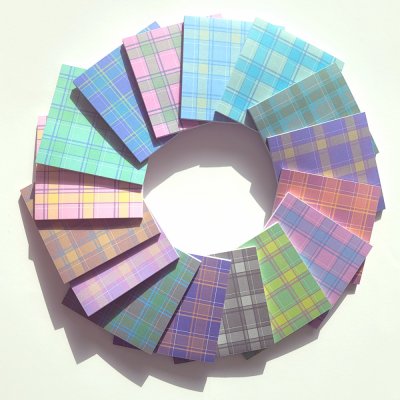 달페이퍼 MIX 2빅듀얼 체크 메모패드 떡메모지믹스