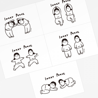 달페이퍼 이너피스 5종 엽서 postcard