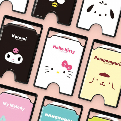 산리오 페이스 맥세이프 에폭시 카드지갑