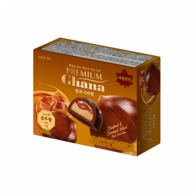 [시즌한정] 가나 프리미엄 밤과 카라멜 68g