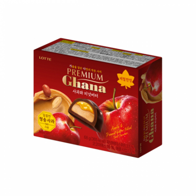 [시즌한정] 가나 프리미엄 사과와 피넛버터 68g