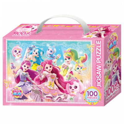 프린세스 캐치티니핑 직소퍼즐 100pcs_마음의 프린세스와 로열티니핑