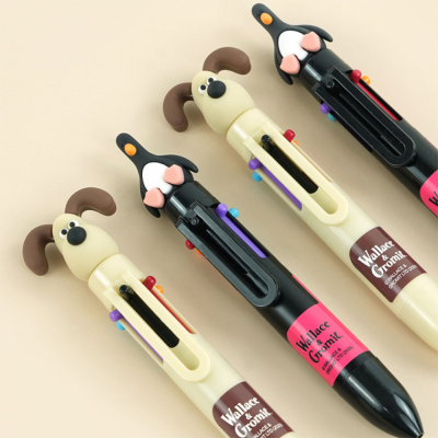 월레스와그로밋 피규어 미니 6색볼펜 (랜덤발송)